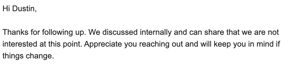 An image from a Square M&A employee 