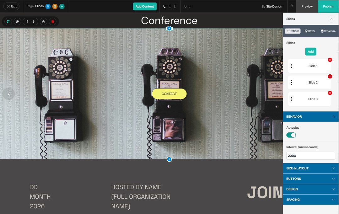 Video: Slide Component